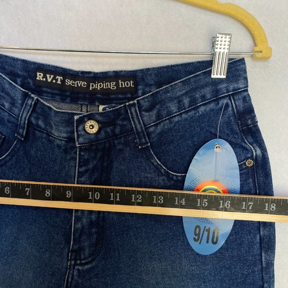 Vintage Jeans Womens 9 High Rise Straight Leg New With Tags Dead Stock - Picture 5 of 8